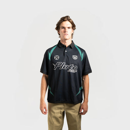 TEAM PLUTO POLO | MIDNIGHT GREEN