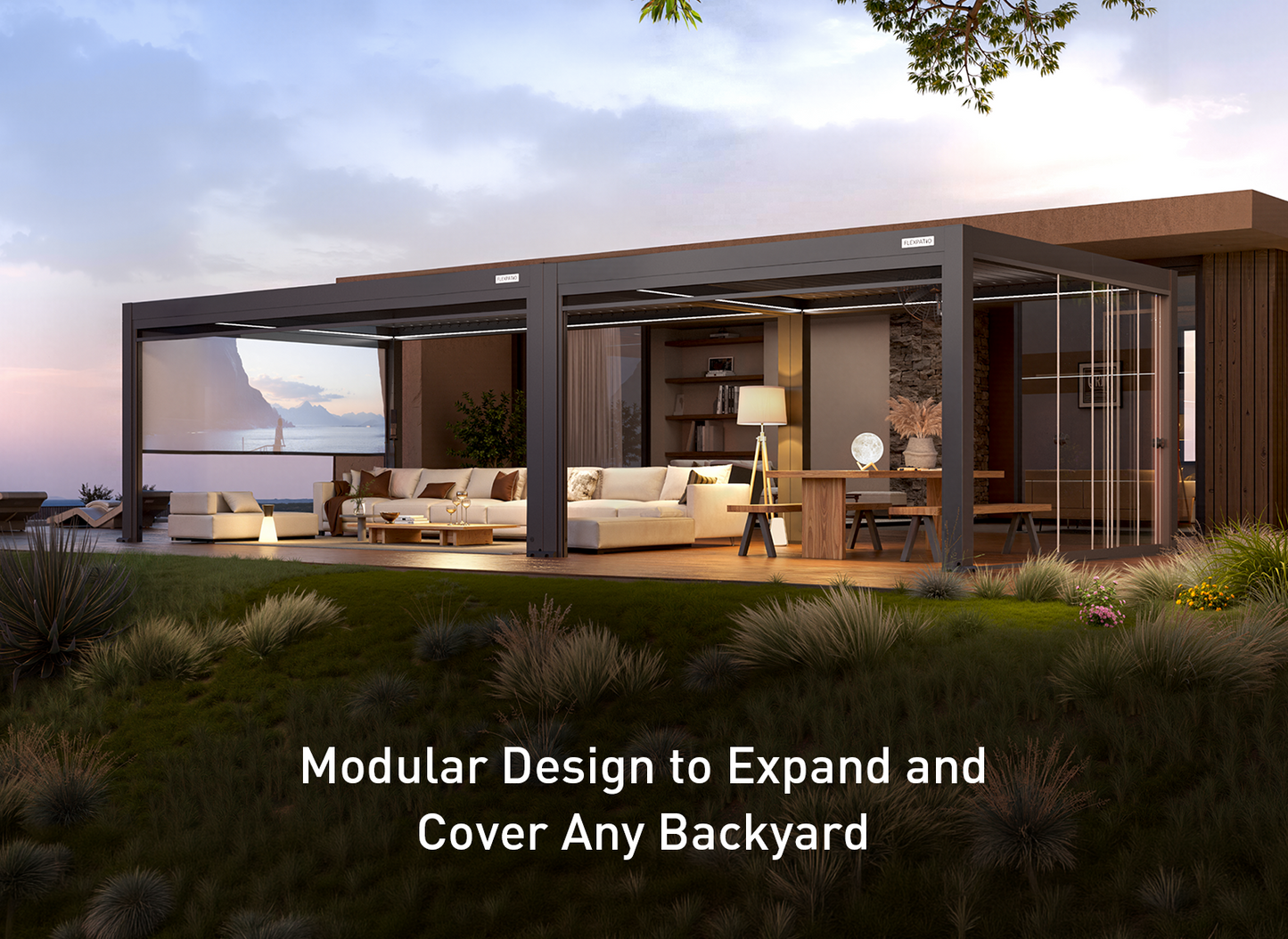 FlexPatio POWER+ Gen 2 Motorized Pergola