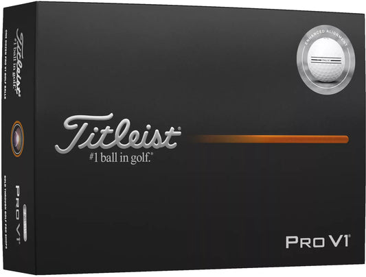 Titleist 2025 Pro V1 Enhanced Alignment Golf Balls