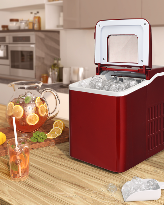 Portable Countertop Ice Maker Machine with Scoop