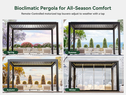 FlexPatio POWER+ and POWER+ PRO Motorized Pergolas