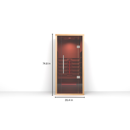BKX Full Spectrum Infrared Sauna - Core Series - 1 Person