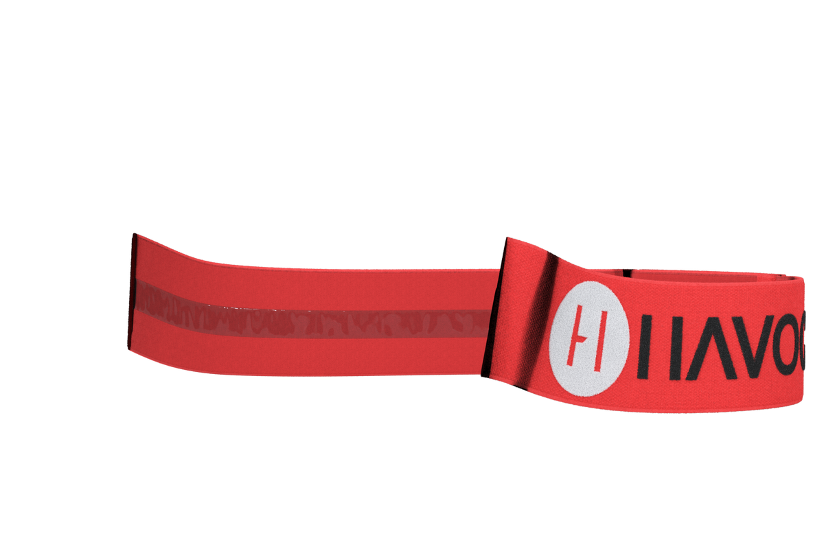 Red/Black Goggle Straps