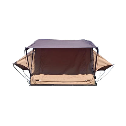 Trailora Summit Soft-Shell Aluminum Rooftop Tent with Ladder, LED Light Strip, and Memory Foam Mattress