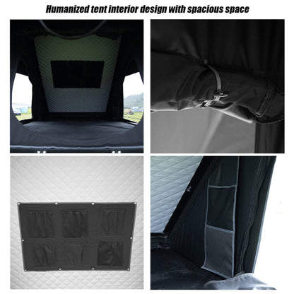 Large 2-3 Person Outdoor Waterproof Car SUV Rooftop Camping Hiking Tent 83-Inch