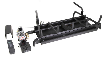 18" Indoor Assembled Two Burner Gas Burners
