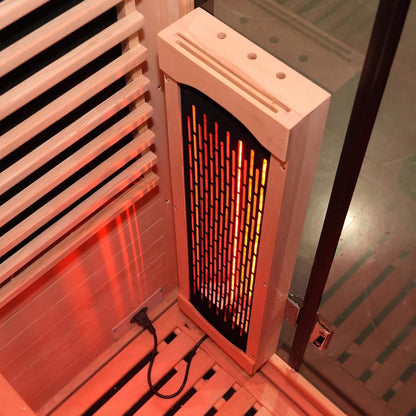 Thermora Lugano 2-Person Outdoor Full-Spectrum Infrared Sauna with Aluminum Alloy Exterior & WiFi