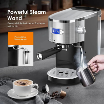 20 Bar Espresso Machines with Grinder