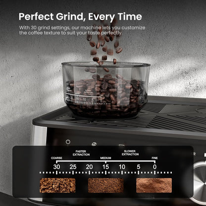 20 Bar Espresso Machines with Grinder