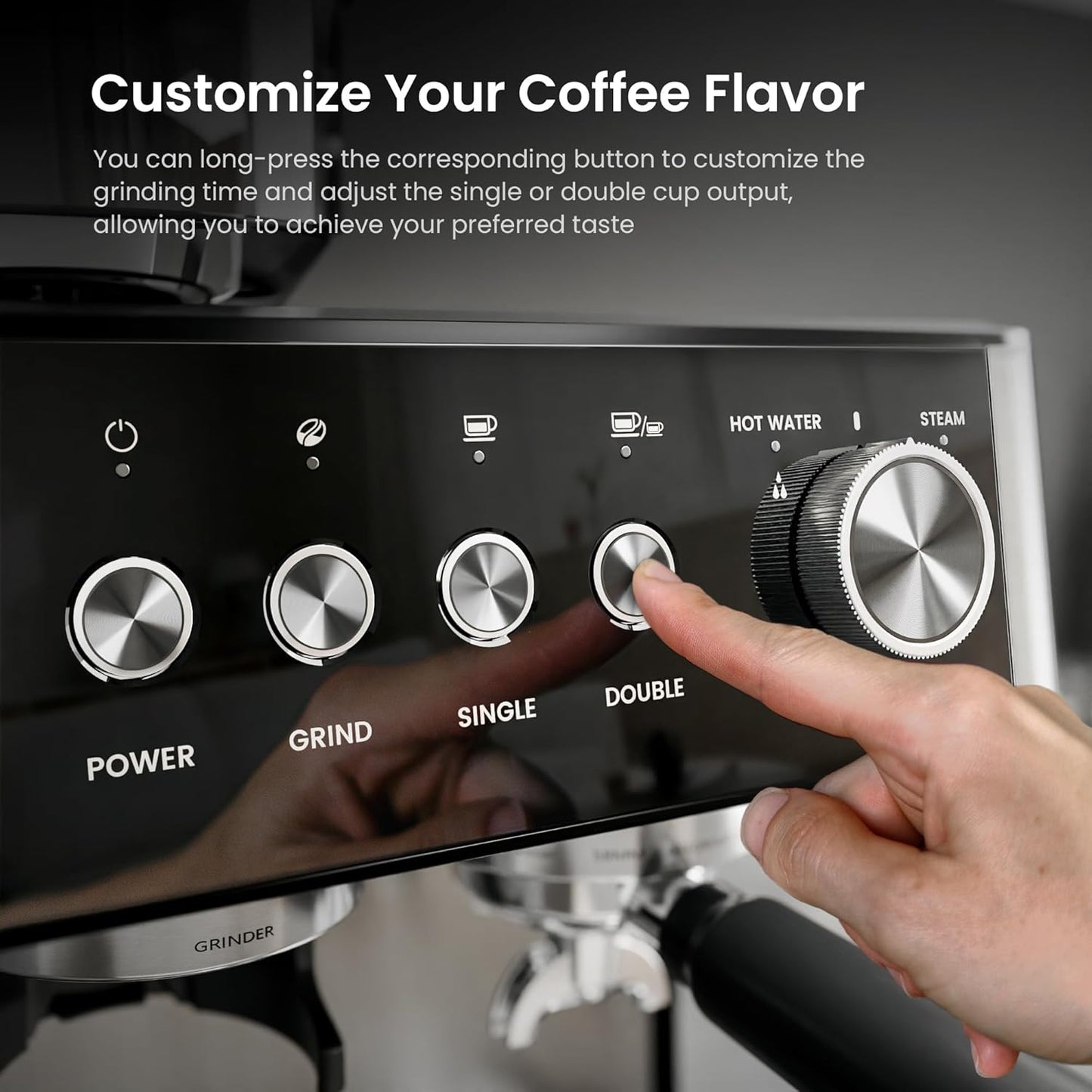 20 Bar Espresso Machines with Grinder
