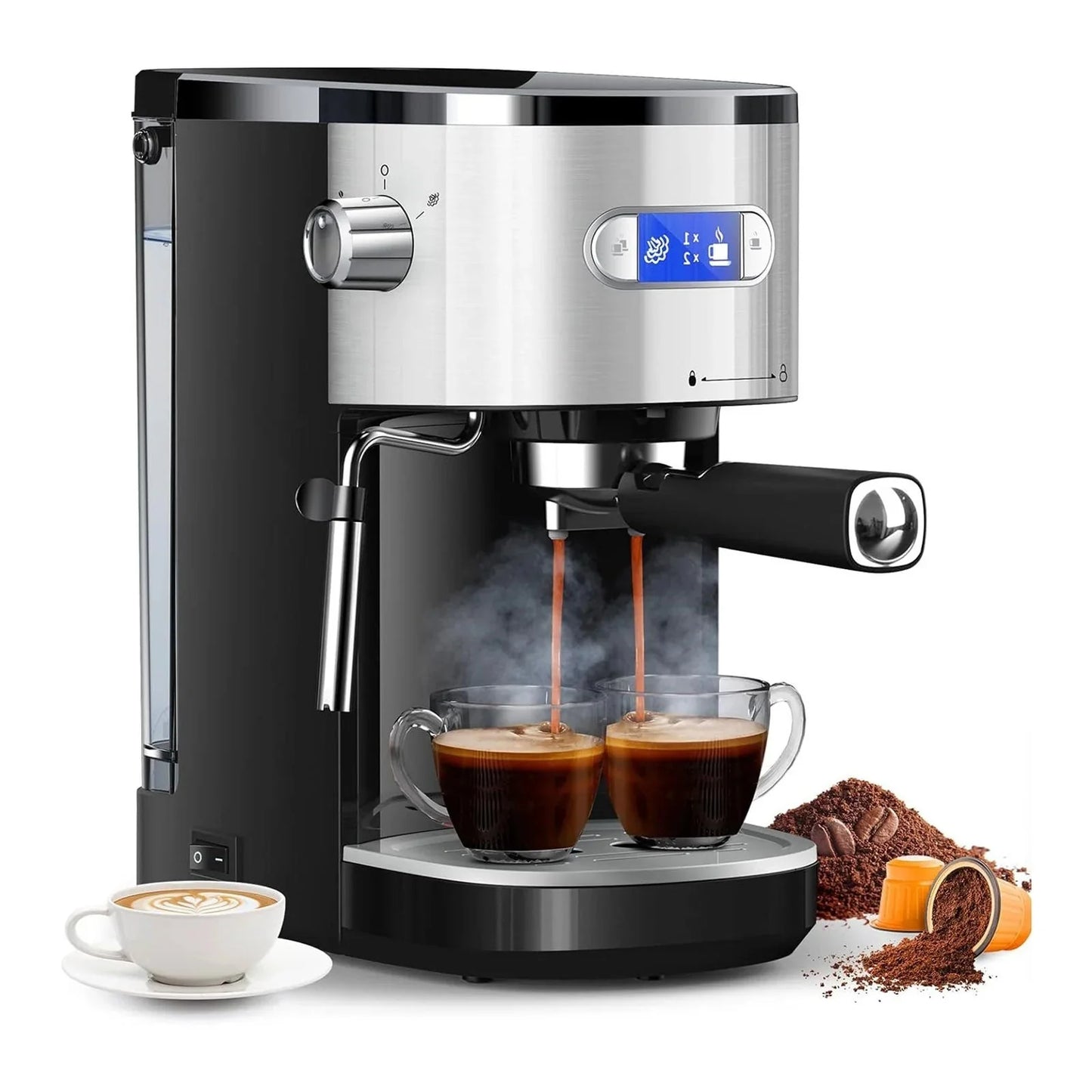20 Bar Espresso Machines with Grinder