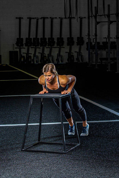 Steel Plyo Boxes – Heavy-Duty Plyometric Jump Platforms with Anti-Slip Rubber Top – Available in 12", 18", and 24" Heights – Stackable, Stable, Built for Strength and Conditioning