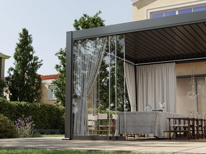 Curtain for Glass Door for FlexPatio Pergola