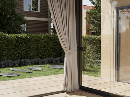 Curtain for Glass Door for FlexPatio Pergola