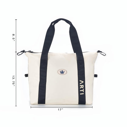 ARTI Cream Duffel Bag