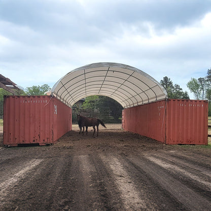 20FT x 40FT Shipping Container Canopy Shelter