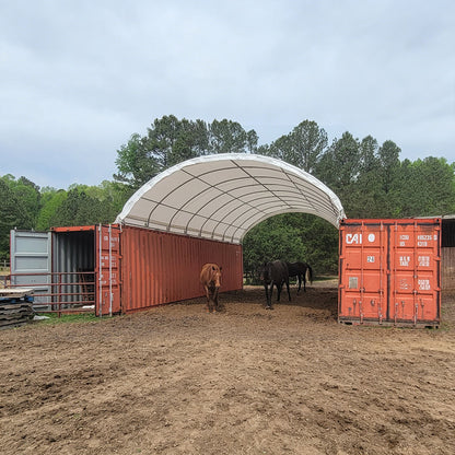 20FT x 40FT Shipping Container Canopy Shelter