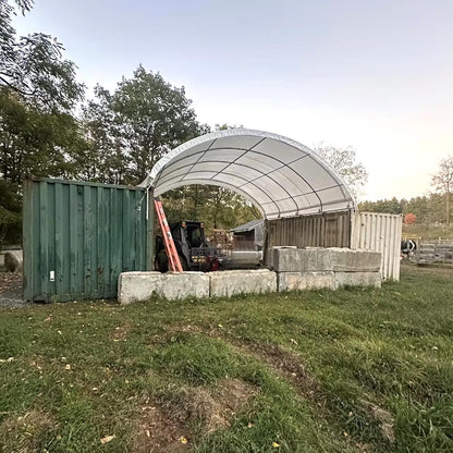 20FT x 20FT Shipping Container Canopy Shelter