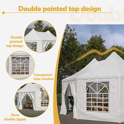 20' x 15' FT Alora Extra Large Heavy-Duty Outdoor Waterproof Party, Wedding Tent With Steel Frame