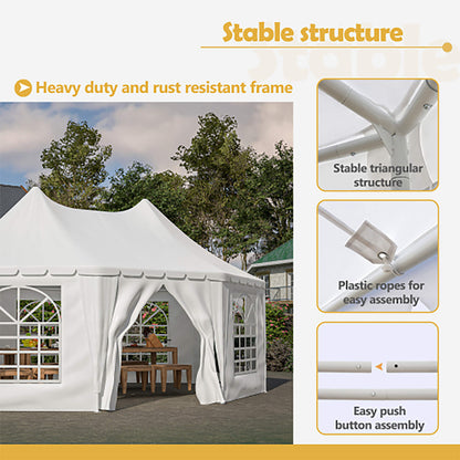 20' x 15' FT Alora Extra Large Heavy-Duty Outdoor Waterproof Party, Wedding Tent With Steel Frame