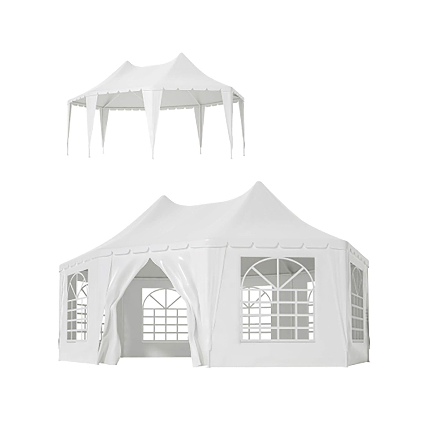 20' x 15' FT Alora Extra Large Heavy-Duty Outdoor Waterproof Party, Wedding Tent With Steel Frame