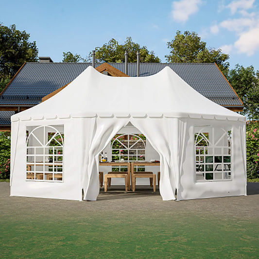 20' x 15' FT Alora Extra Large Heavy-Duty Outdoor Waterproof Party, Wedding Tent With Steel Frame