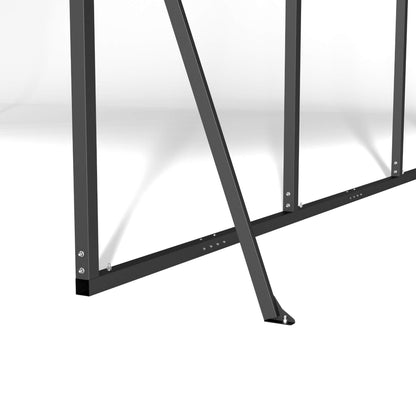 20' x 20' FT Alora Extra Large Heavy-Duty Outdoor Metal Carport With Galvanized Steel Roof