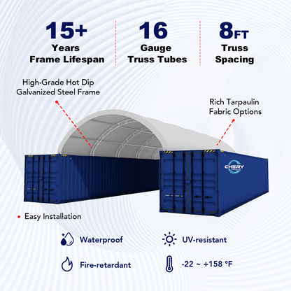 20FT x 40FT Double Truss Container Shelter
