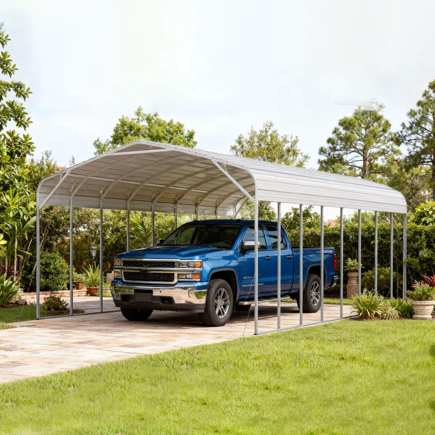 20FT x 40FT Alora Heavy-Duty Outdoor High-Clearance Metal Carport