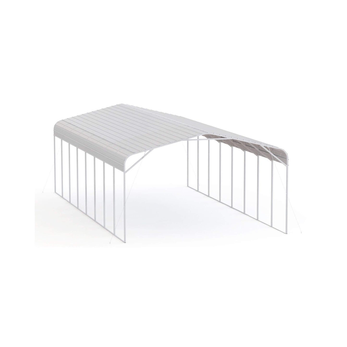 20FT x 40FT Alora Heavy-Duty Outdoor High-Clearance Metal Carport