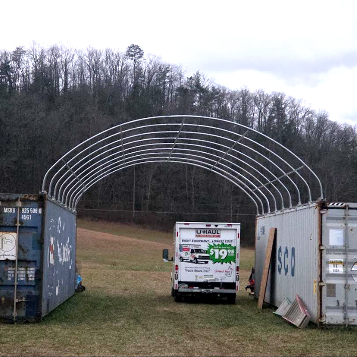 20FT x 40FT Shipping Container Canopy Shelter