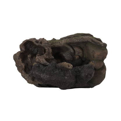 Alora 22-Inch Weather Resistant Outdoor Floor Fountain with LED Lights