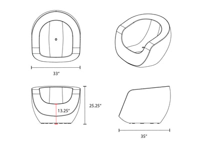 Moon Session Series Chair