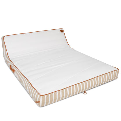 Lux Double Inflatable Chaise Pool Float with Sunbrella® Fabric
