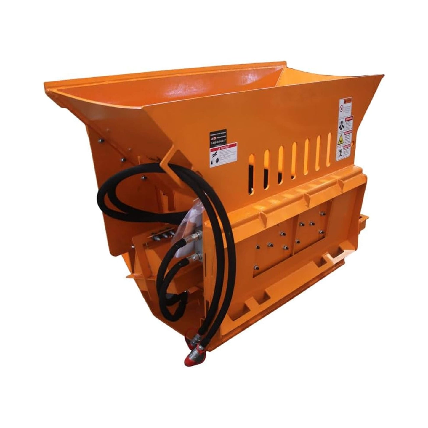 24-Inch Heavy-Duty 13.5 Cu.Ft Concrete Crusher Bucket Skid Steer Attachment