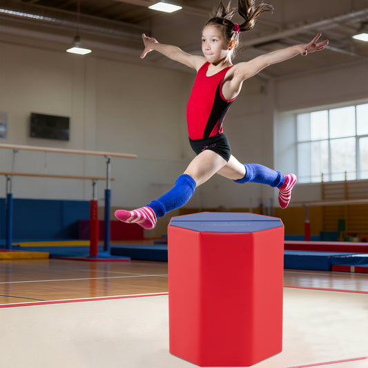 24.5 Inch x 24.5 Inch Octagon Gymnastics Mat with Waterproof Zippered Cover