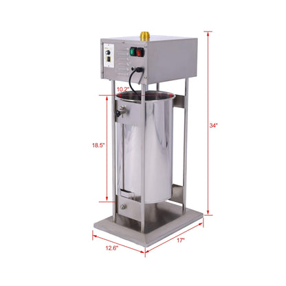 25L Commercial Electric Stainless Steel Sausage Maker Stuffer