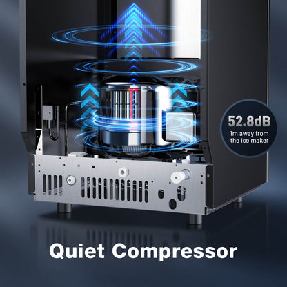 Freestanding Commercial Ice Maker - Multiple Sizes 100LBS 200LBS 265LBS