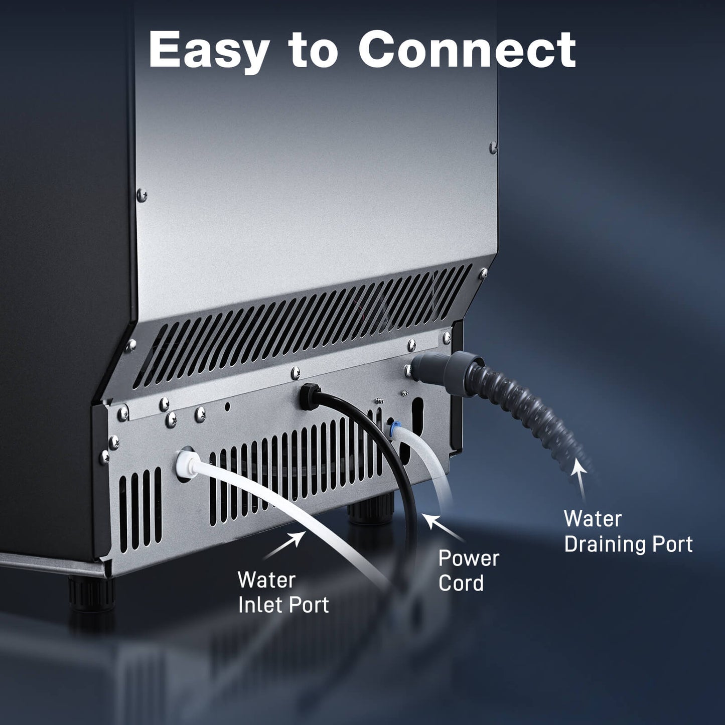 Freestanding Commercial Ice Maker - Multiple Sizes 100LBS 200LBS 265LBS