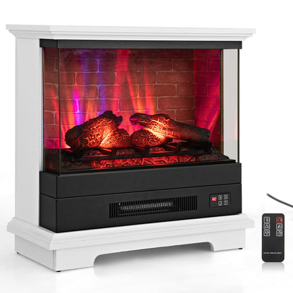 27" Freestanding Fireplace with Remote Control