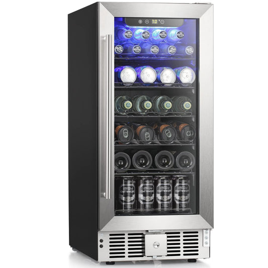 2.9 CU. FT. Beverage Wine Cooler Mini Fridge Refrigerator W5885B