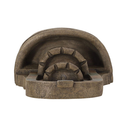 Alora 29-Inch Tall Outdoor Weather-Resistant Faux Stone Floor Water Fountain
