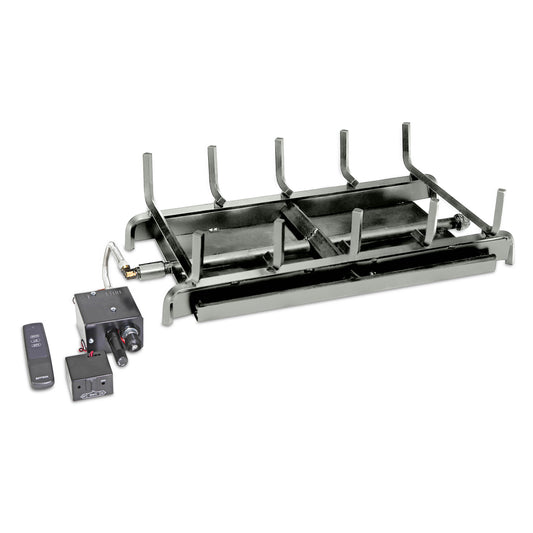 42" Indoor Assembled See Through Two Burner Gas Burners