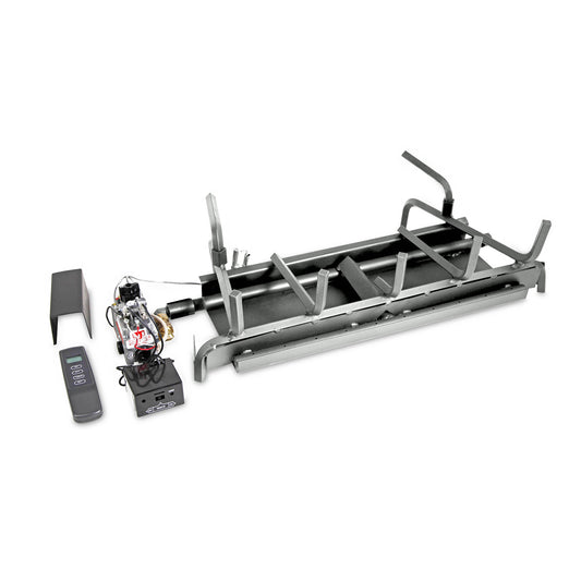 60" Indoor Assembled See Through Two Burner Gas Burners