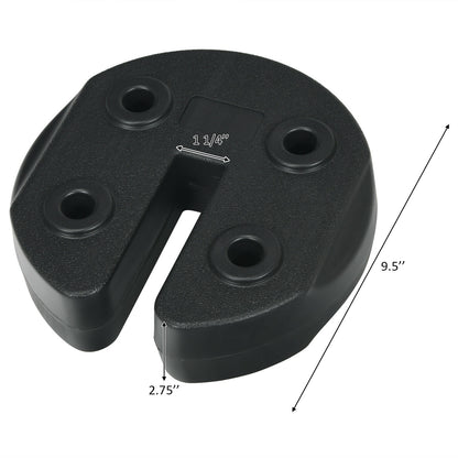 Set of 6 Canopy Weights 30lbs Weight Plate Kit with No-Pinch Design
