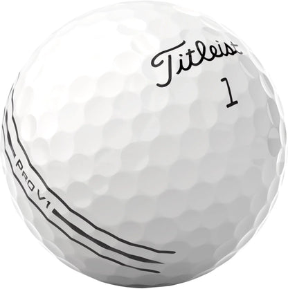 Titleist 2025 Pro V1 Enhanced Alignment Golf Balls