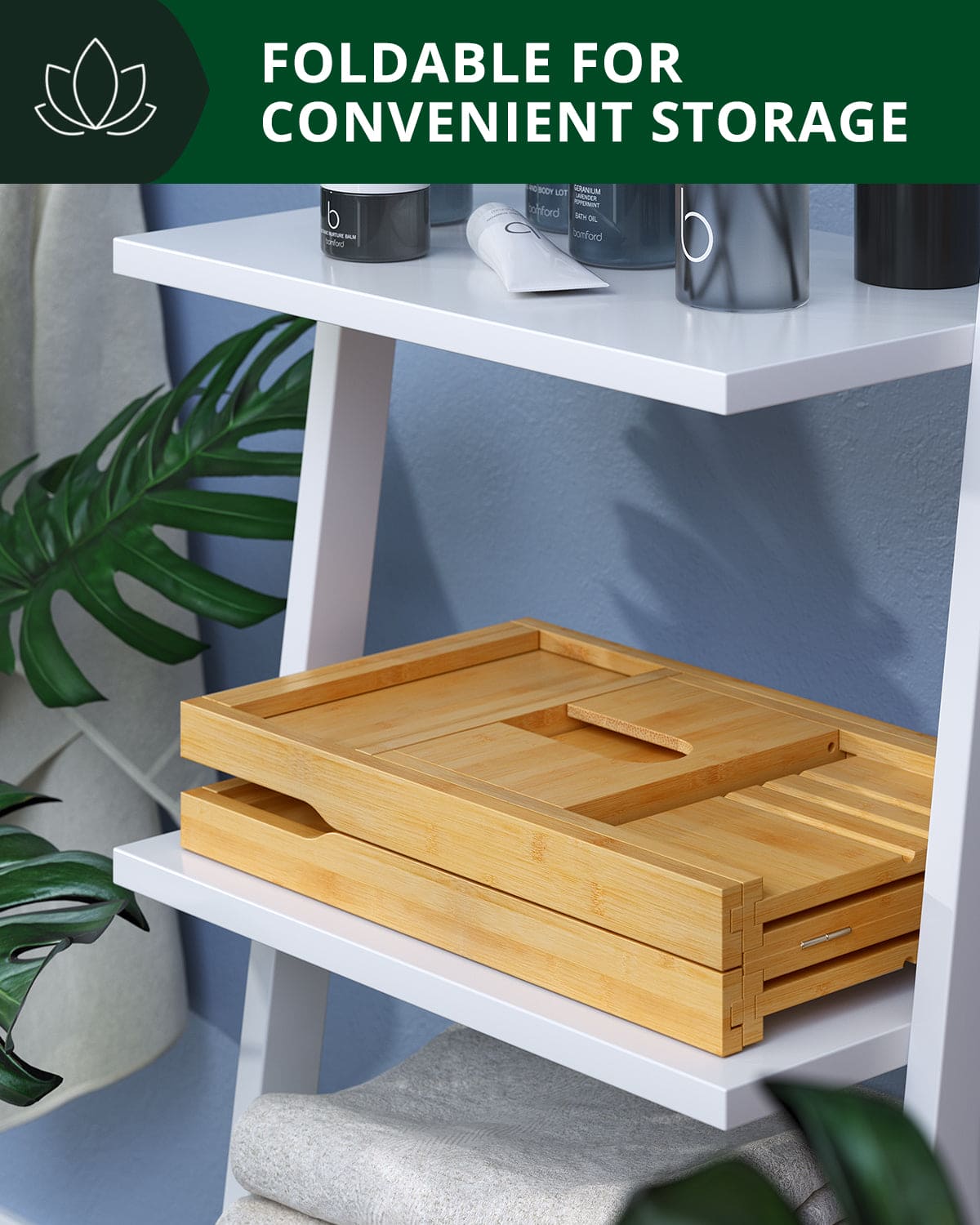 Bathtub Caddy Tray, Natural