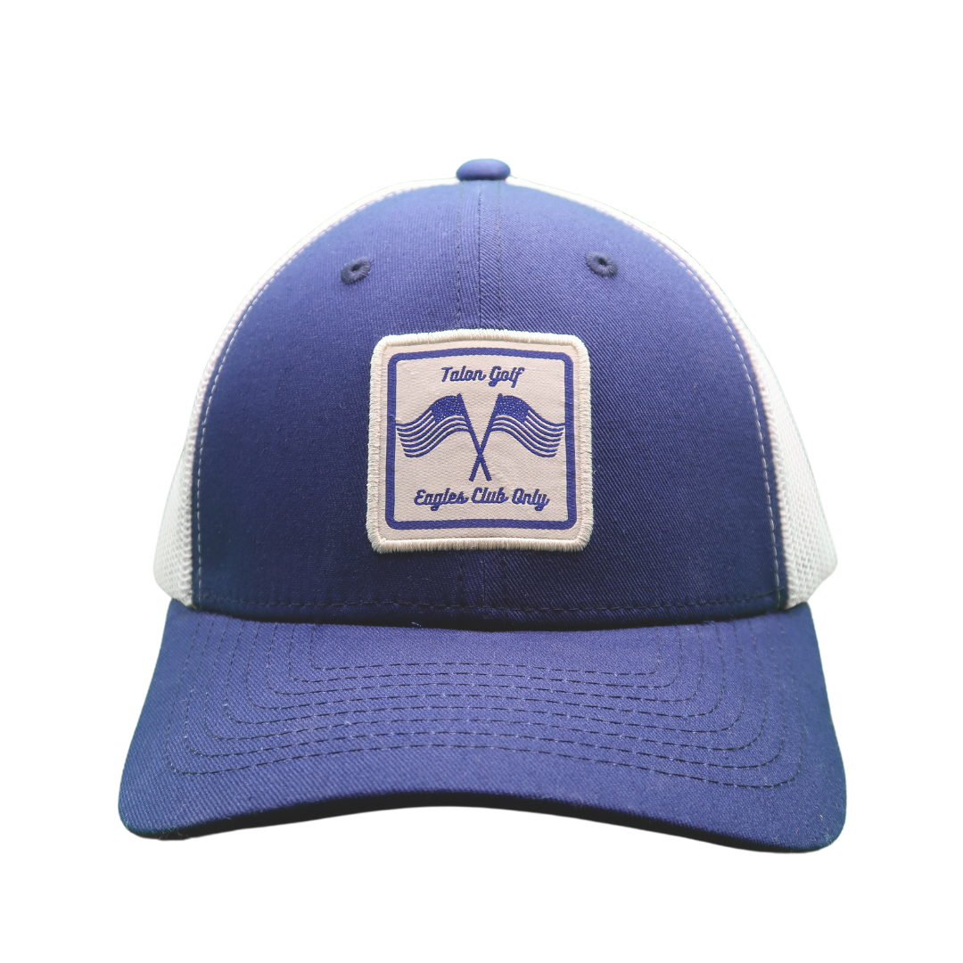 American Navy/White Mesh Trucker Golf Hats