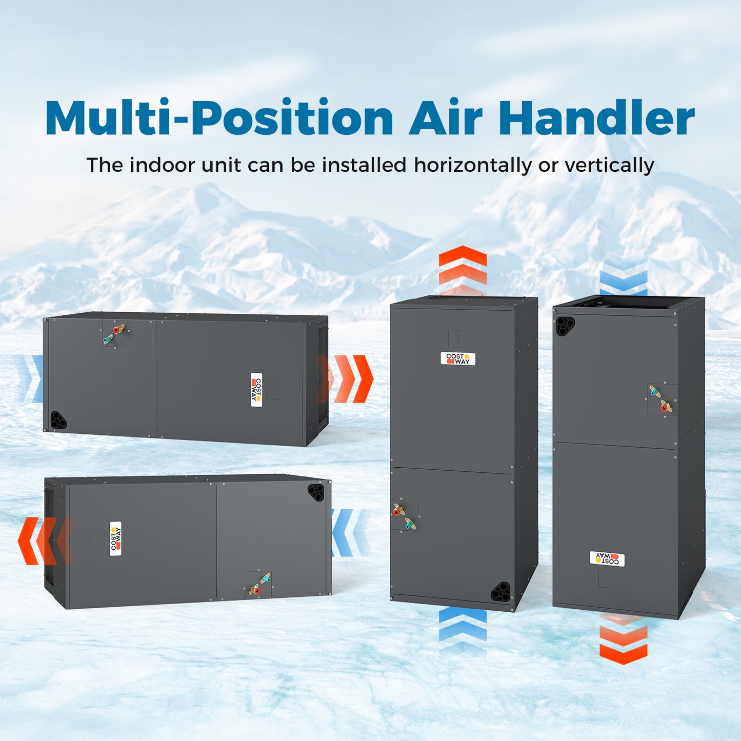 2 to 3 Ton 18.6-20 SEER2 Central Air Conditioner with Variable Speed