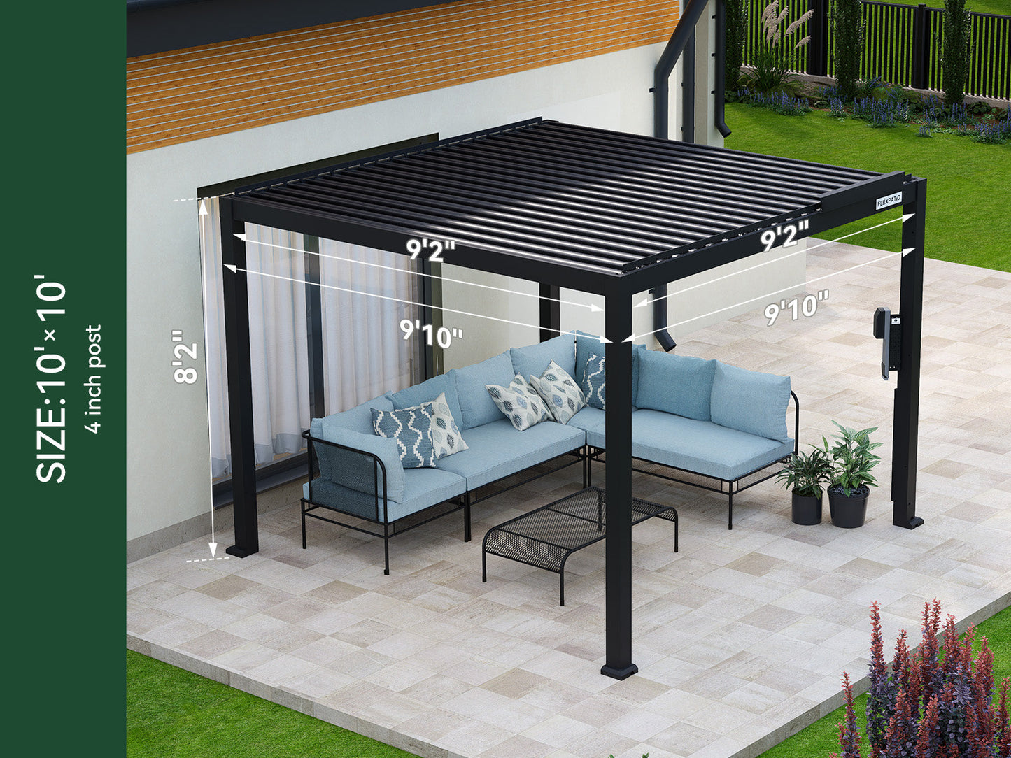 FlexPatio POWER+ and POWER+ PRO Motorized Pergolas